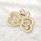 Beau - Openwork Bow Shape Plastic Alloy Claw Clip
