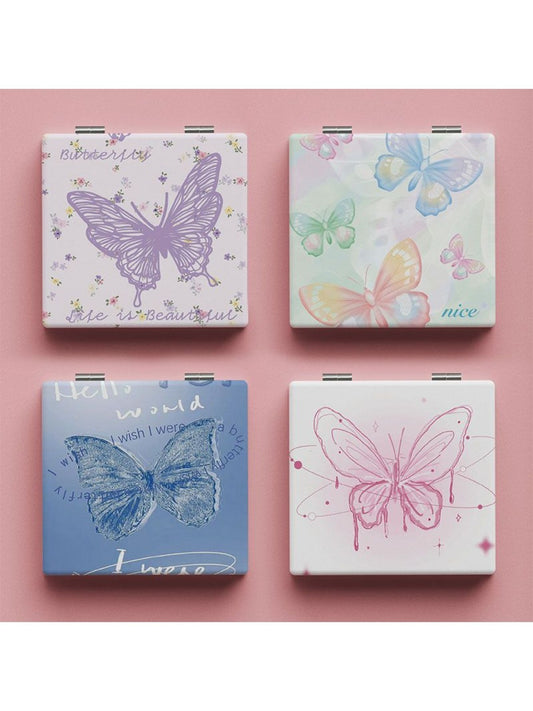 Mirroray - Butterfly-Design Folding Makeup Mirror