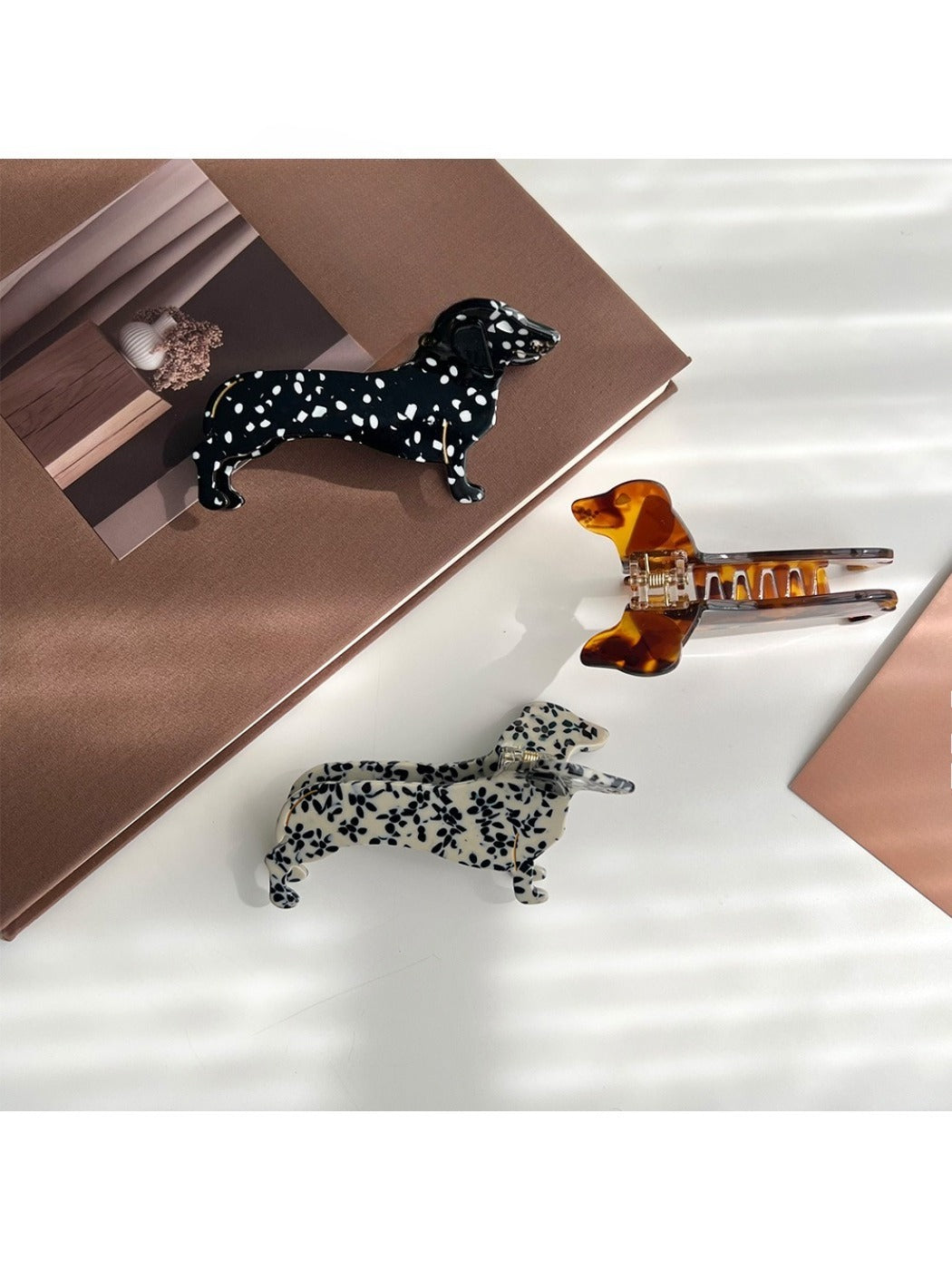 Beau - Cute Dachshund Hair Clip