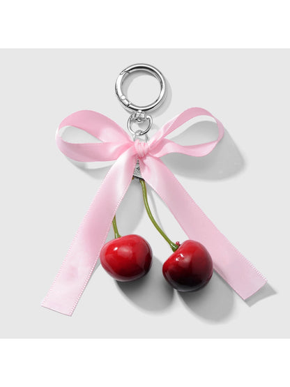 Keypus - Y2K Bow Cherry Bag Charm Keychain Pendant