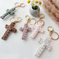 Keypus - Boho Braided Cross Bag Charm Keychain