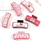 Beau - Pink Valentine'S Day Hair Claw Clip