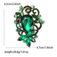 Brovia - Alloy Inlaid Openwork Brooch