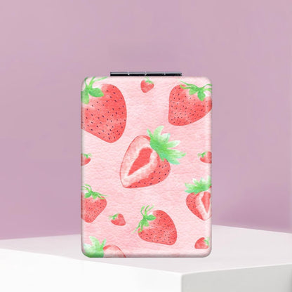Mirroray - Folding Compact Mirror with Fruit Print