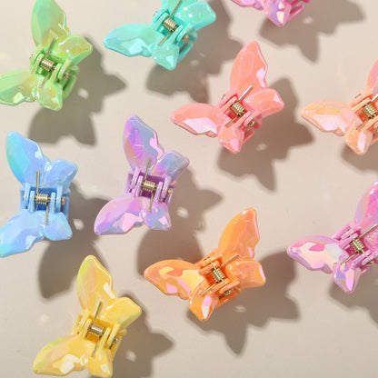 Beau - Glossy Butterfly Shape PS Alloy Claw Clip