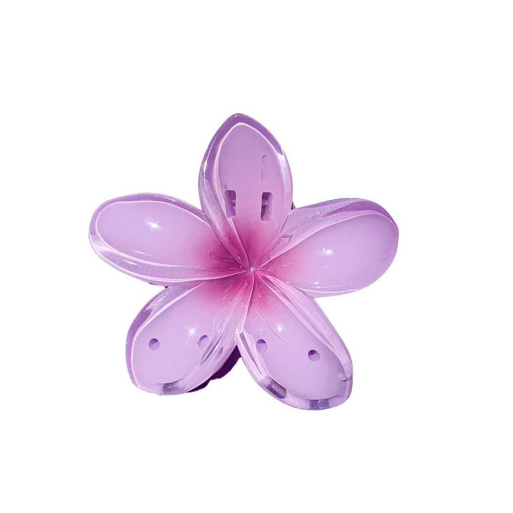 Beau - Bright Flower Shaped Glossy Claw Clip
