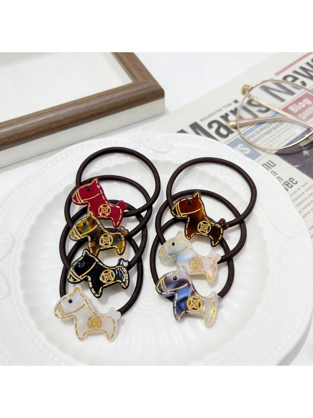 Gifty - Cute Cartoon Pony Hair Ties