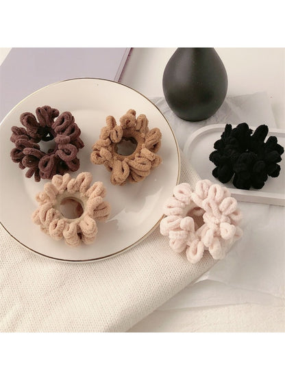 Gifty - 5 Solid Color Hair Ties Set