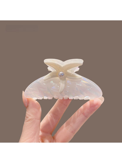 Beau - Glossy Ocean Style Sea Star Claw Clip