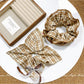 Gifty - Khaki Plaid Hair Ring