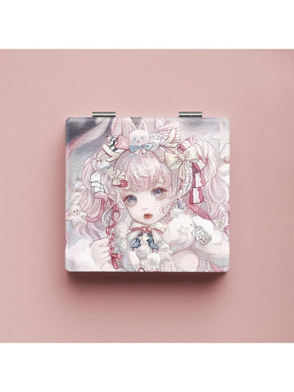 Mirroray - Printed Foldable Portable Makeup Mirror