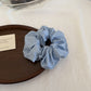 Gifty - Simple Striped Polyester Hair Accessory Scrunchie