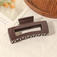 Beau - Rectangle Solid Color Hair Clip