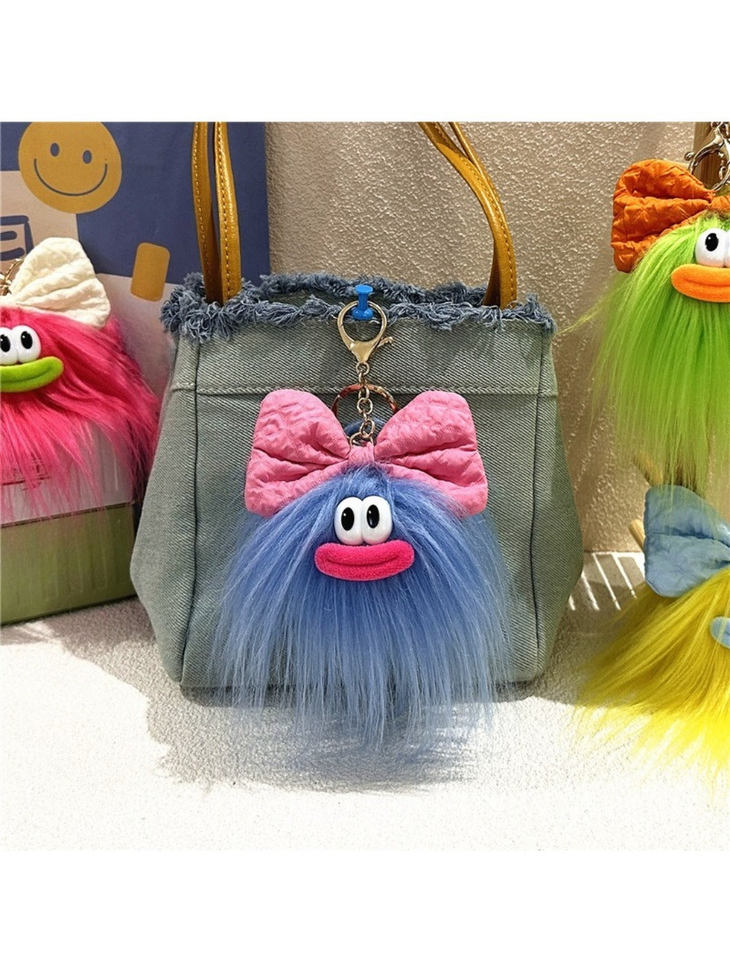 Keypus - Funny Bow Doll Bag Charm Keychain