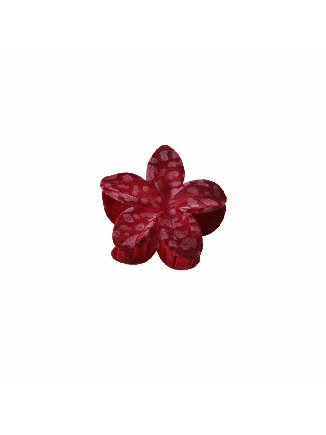 Beau - Chic Polka Dot Flower Hair Claw Clip