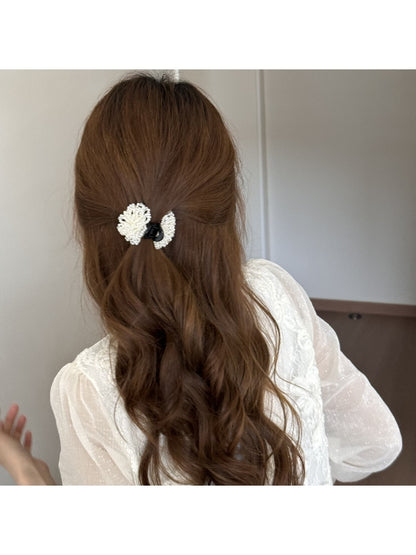 Beau - Geometric Beaded Decorative Plastic Claw Clip