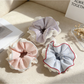 Gifty - Plaid Lace Trim High Stretch Scrunchie