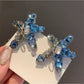 Beau - Blue Star Bow Hair Clip