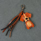 Keypus - Retro PU Puppy Pendant Alloy Keychain