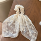 Gifty - Floral Lace Layered Oversized Scrunchie