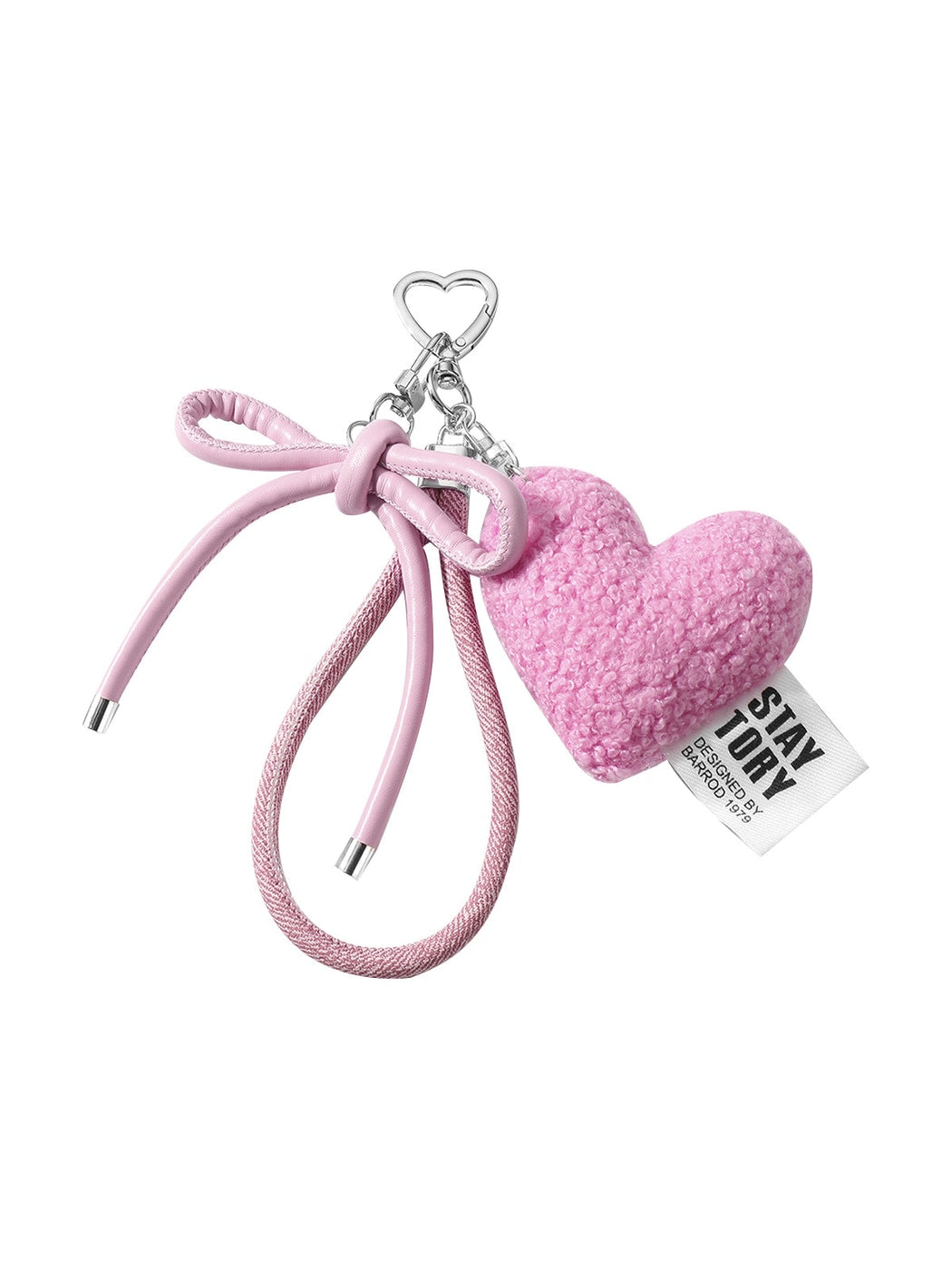 Keypus - Y2K Plush Heart Bow Bag Pendant Keychain