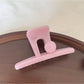 Beau - Alloy Acrylic Minimal Barrette Style Hair Clip