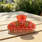 Beau - Christmas Theme Acetate Claw Clip