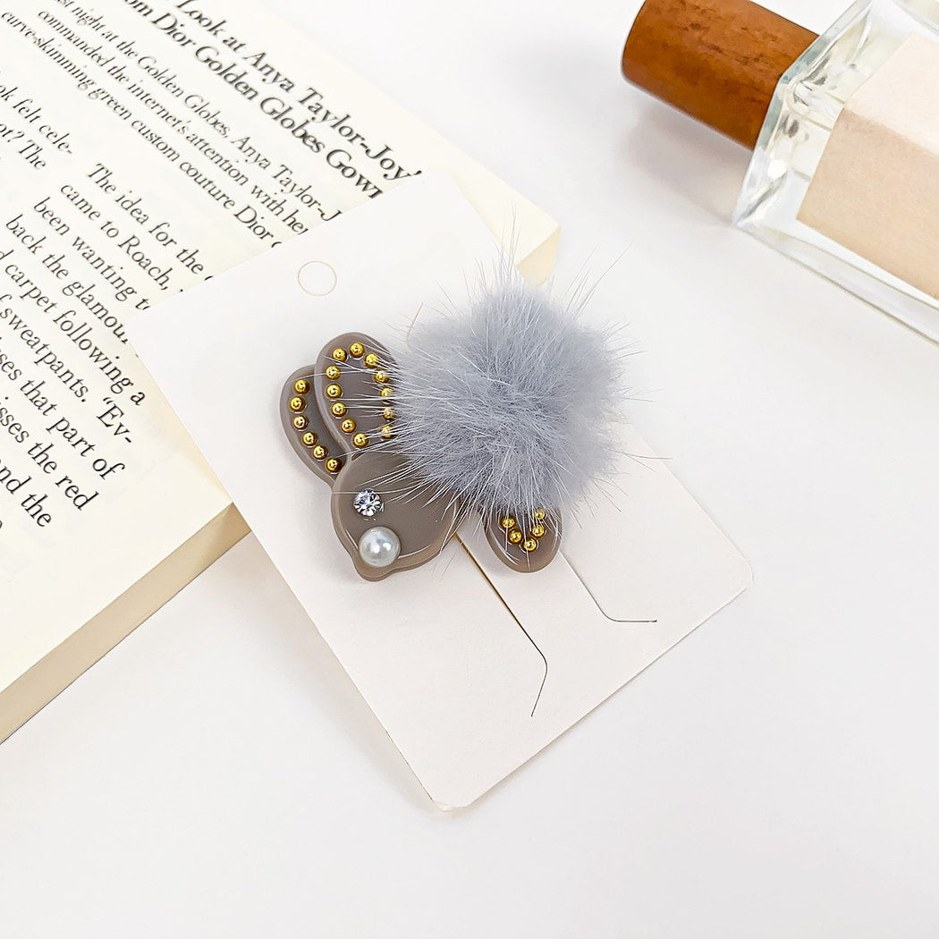 Beau - Cute Plush Rabbit Design Hair Clip