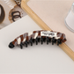 Beau - Retro Plaid Curved Hair Styling Banana Clip