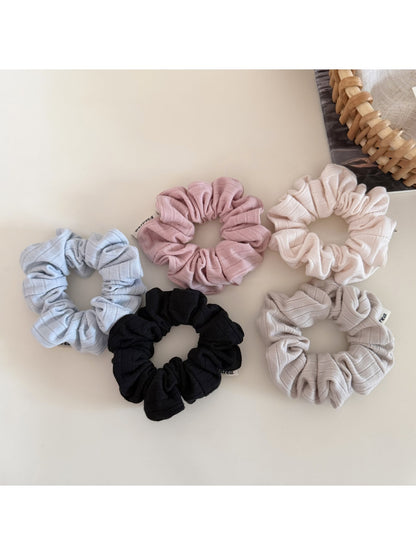 Gifty - Ribbed Knit Polyester Scrunchie