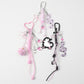 Keypus - Y2K Star Music Note Charm Keychain