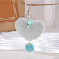 Keypus - Heart Fluffy Pom Pom Keychain