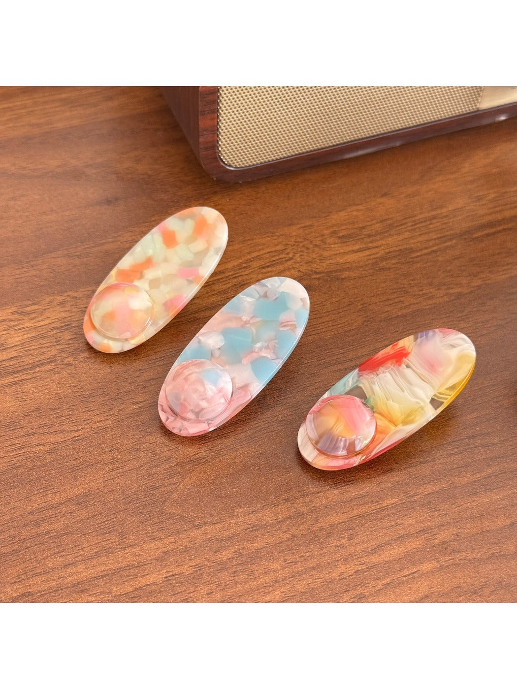 Beau - Acetic Acid Oval-shaped Hairpin