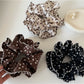 Gifty - Elegant Ditsy Floral Ruched Scrunchie