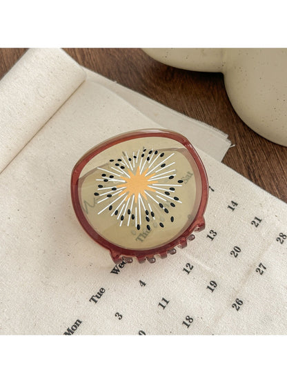 Beau - Kiwi Shaped Hair Claw Clip