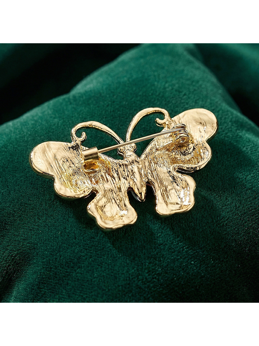 Brovia - Color Enamel Butterfly Insect Alloy Brooch