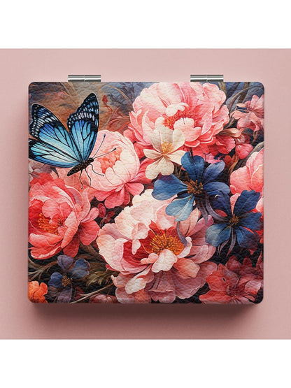 Mirroray - Floral Butterfly Foldable Compact Mirror
