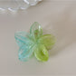 Beau - Glossy Gradient Starfish and Flower Claw Clip
