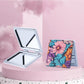Mirroray - Floral Print Foldable Makeup Mirror