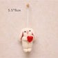 Feltery - Cute 3D Bunny Plush Keychain Bag Charm
