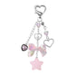 Keypus - Y2K Sweet Heart Strawberry Star Bag Charm Keychain
