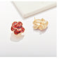 Earedge - Minimalist Camellia Shaped Earrings