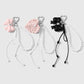 Keypus - Elegant Bow Beaded Charm Keychain