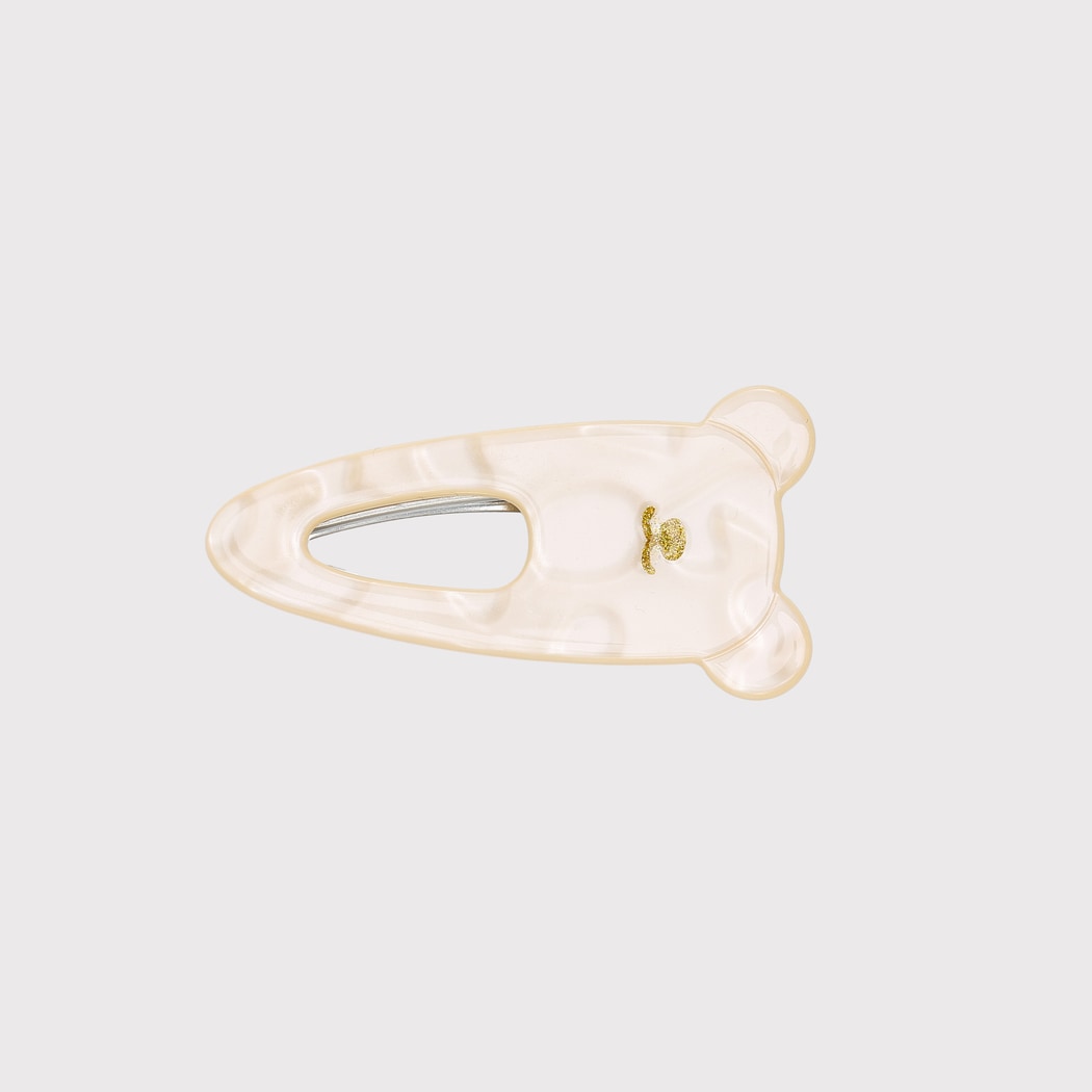 Beau - Openwork Cute Bear Glossy Hair Clip