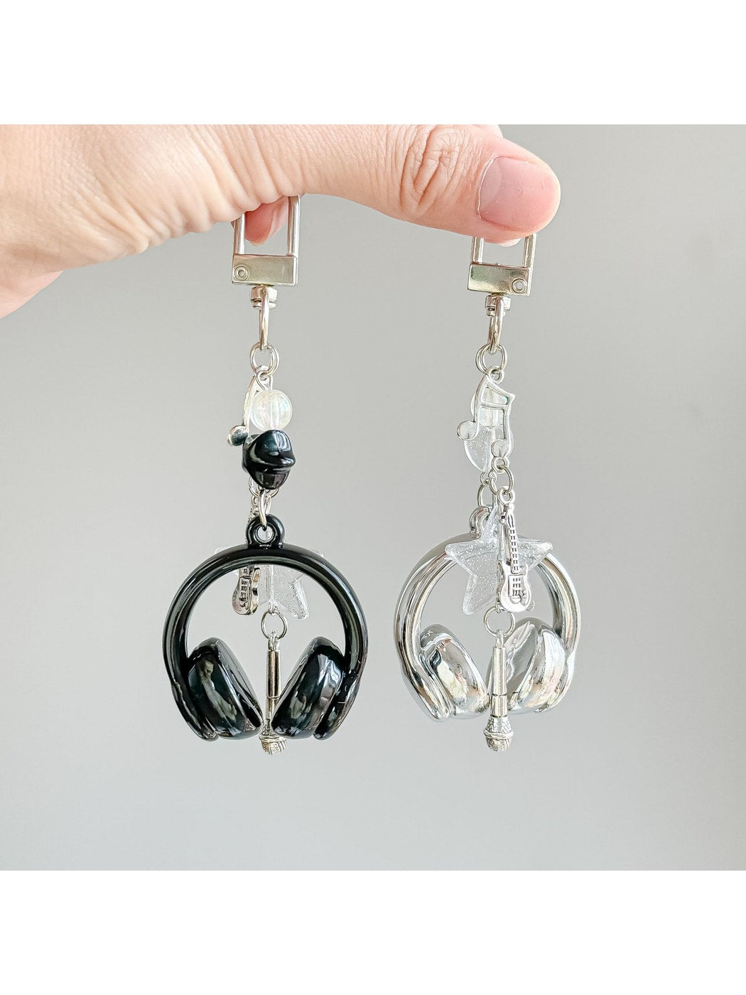 Keypus - Star Accent Headphone Bag Pendant Keychain