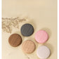 Mirroray - Woodgrain Pattern Round Makeup Mirror