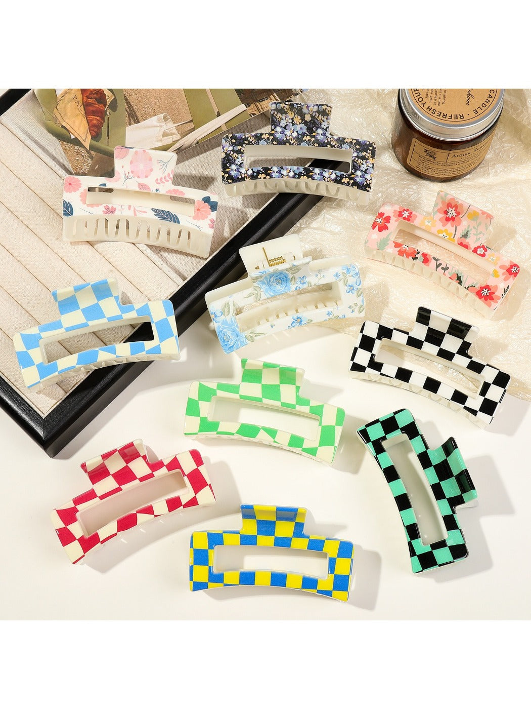 Beau - Flower Anti-Slip Shark Hair Clip