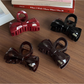 Beau - Glossy Bow Shape Geometric Claw Clip