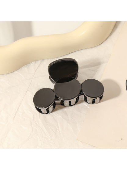 Beau - Elegant Three Circle Design Hair Claw Clip