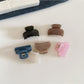 Beau - Glossy PC Alloy Half Up Styling Claw Clip